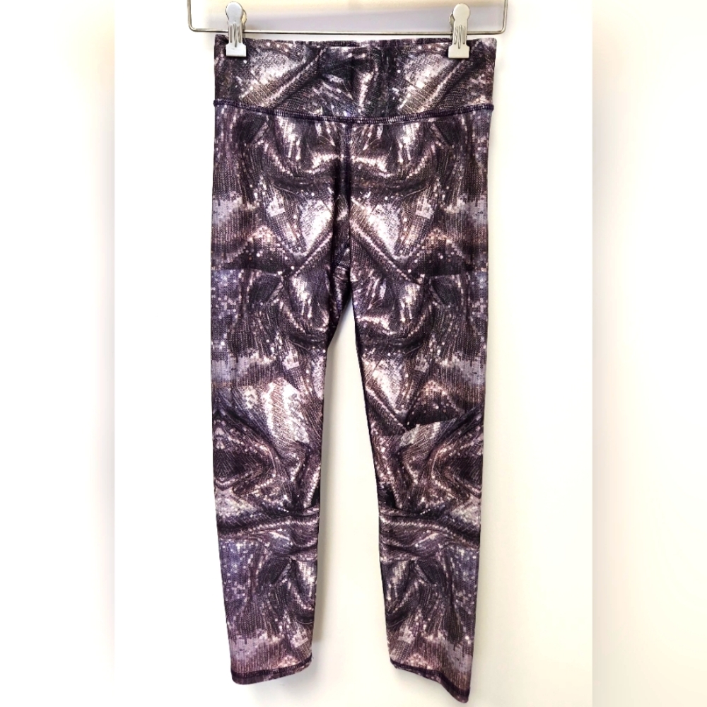 Terez Purple Sequin Leggings Small